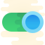 cute clipart style toggle on icon