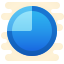 cute clipart style 75 퍼센트 icon