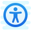 cute clipart style accesibilidad 2 icon