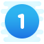 cute clipart style level 1 icon