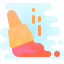 Gefallener Eiscreme-Kegel icon