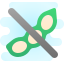 cute clipart style no soy icon