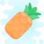 cute clipart style pineapple icon
