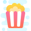 cute clipart style 팝콘 icon