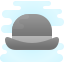 cute clipart style 중산 모자 icon