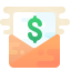 cute clipart style business e mail icon