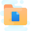 cute clipart style ordner "dokumente" icon
