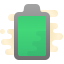 cute clipart style volle batterie icon
