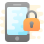 cute clipart style phonelink schloss icon