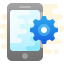 cute clipart style phonelink einrichtung icon