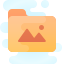 cute clipart style 사진 폴더 icon