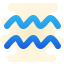 cute clipart style wassermann icon