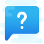 cute clipart style ask question icon