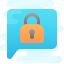 cute clipart style closed topic icon