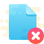 cute clipart style eliminar archivo icon
