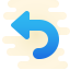 cute clipart style undo icon
