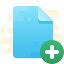 cute clipart style agregar archivo icon