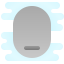 cute clipart style airplane window closed icon