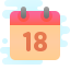 Calendar 18 icon