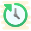 cute clipart style future icon