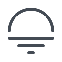 pastel color style sunset icon