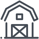 pastel color style farm icon