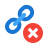 color style delete link icon