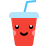color style kawaii soda icon
