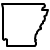 ios 17 outlined style arkansas icon