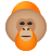 emoji style 猩猩 icon