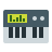 color style electronic music icon