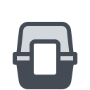 pastel color style cat cage icon