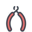 pastel color style pet clippers icon