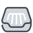 pastel color style pet tray icon