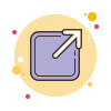 bubbles style external link icon