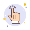 bubbles style natural user interface icon