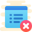 Delete Document icon