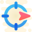 cute clipart style navigate icon