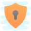 cute clipart style security lock icon