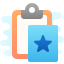 cute clipart style paste special icon