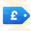 cute clipart style preisschild pfund icon