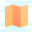 cute clipart style 지도 icon