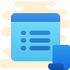 cute clipart style eigenschaft: script icon