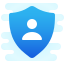 cute clipart style benutzer schild icon