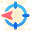 cute clipart style west direction icon