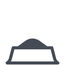 pastel color style pet bowl icon