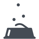 pastel color style pet bowl icon