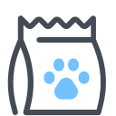 pastel color style hundekotbeutel icon