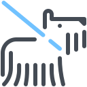 pastel color style leash icon