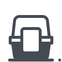 pastel color style cat cage icon